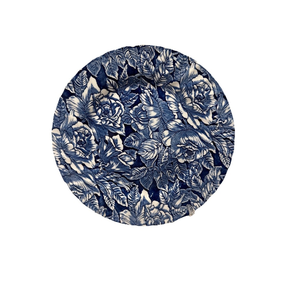 Churchill Bermuda Blue‎ Scalloped Edge Dinner Plate 10 3/8"